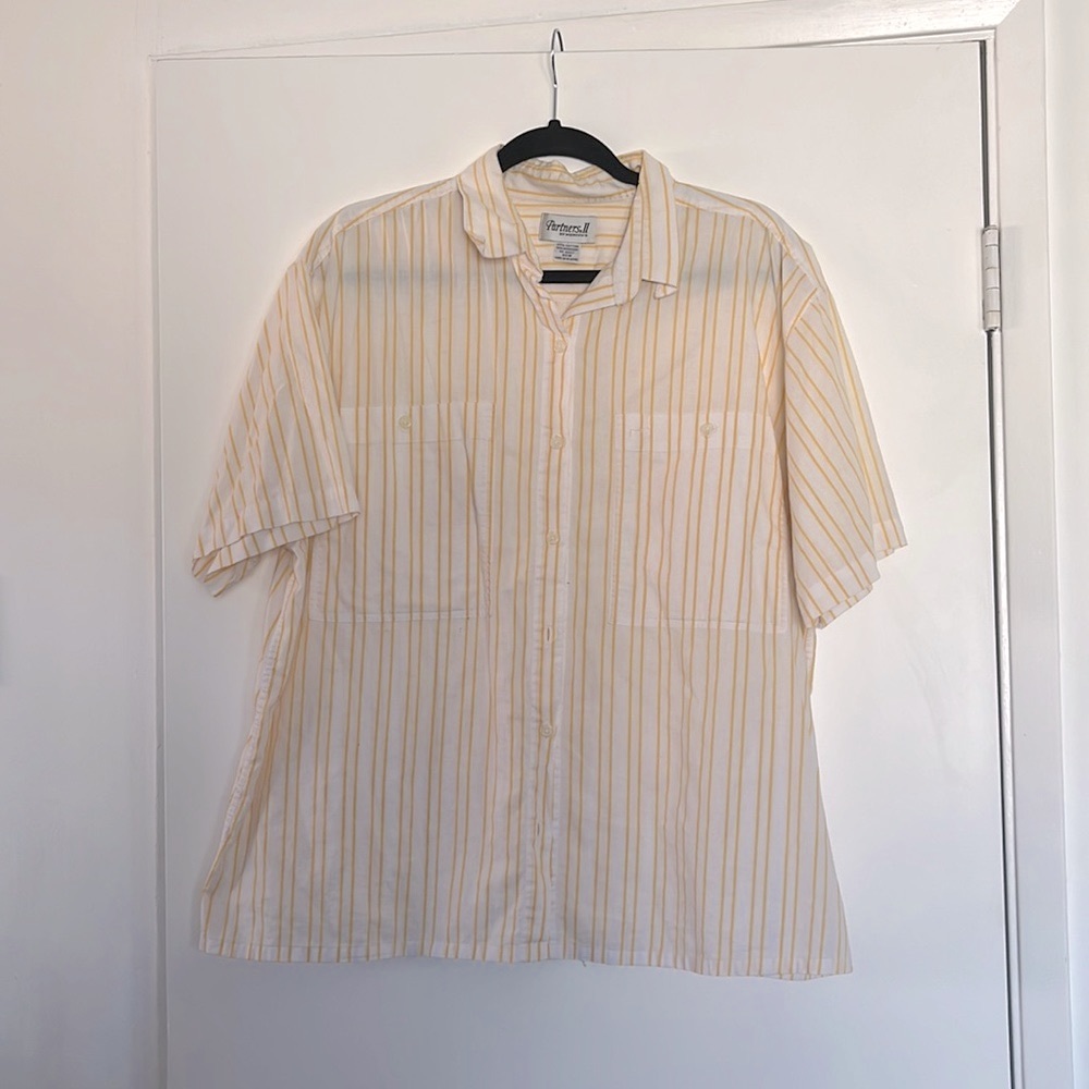 Vintage Partners II Striped Short Sleevd Shirt